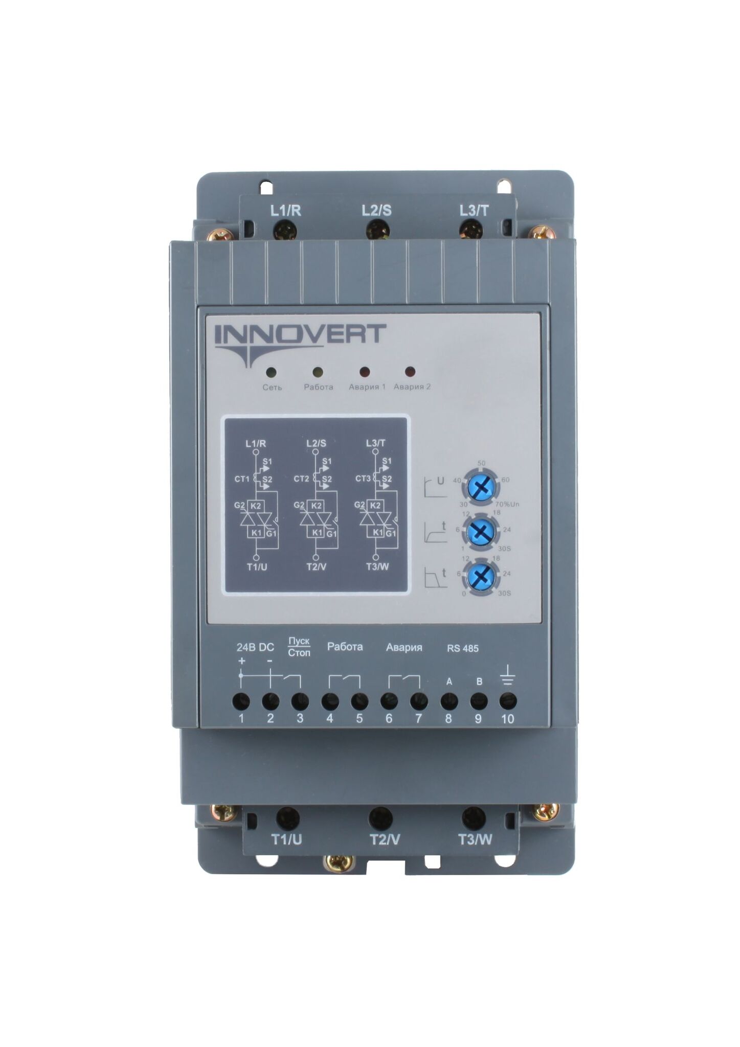 Устройство плавного пуска INNOVERT SSD113A43E, 11кВт, 380В, 22А