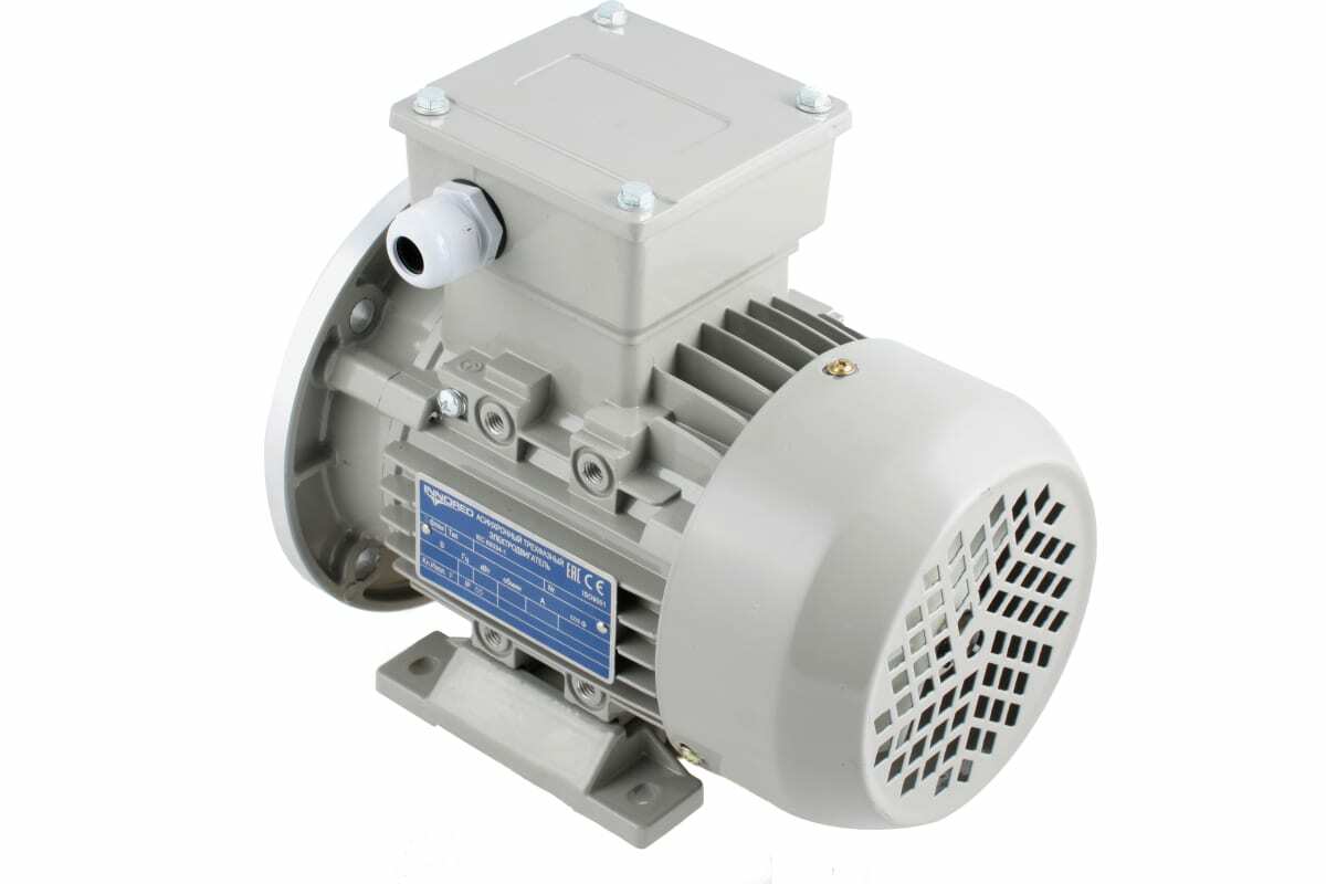 Электродвигатель трёхфазный асинхронный INNORED (2.2 кВт 1400 об/мин) 250"28мм, на лапах, схема включения "звезда"/"треугольник" (380В/220В), IP55 RM100L1-4 B35