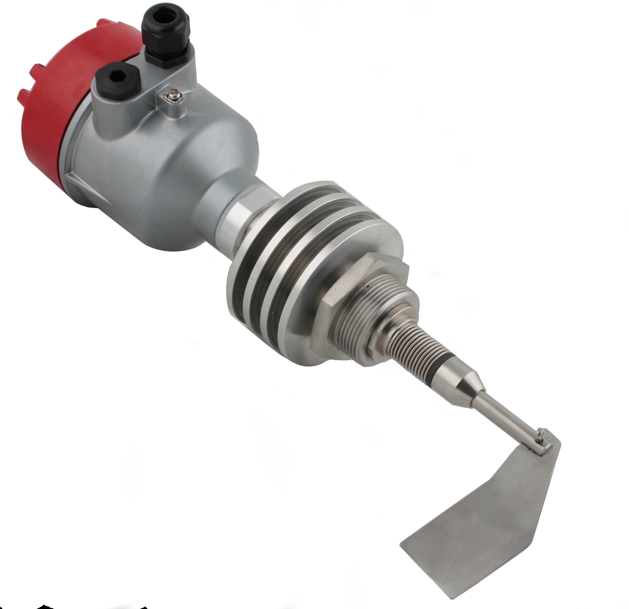 Механический ротационный датчик уровня сыпучих материалов INNOLEVEL в алюм. корпусе, -40 +600 С, Рmax=0.8 bar, 24 VDC, IP65, лопасть 40х98 мм, нерж. сталь