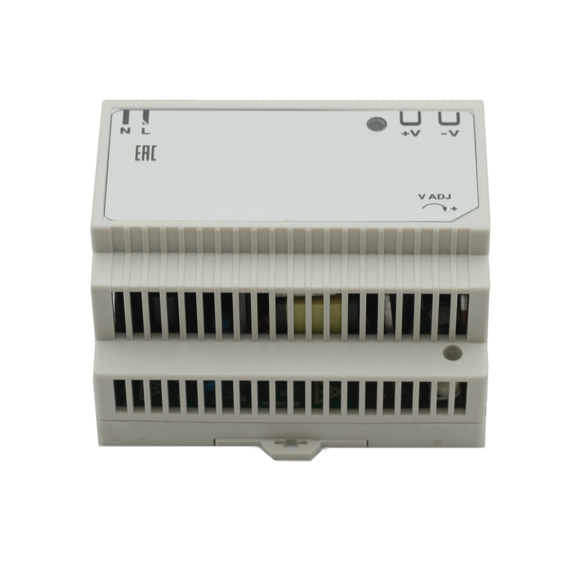 Источник питания INNOCONT. Вход: 220VAC, 1.6А, выход: 100W, 24VDC, 4.2A, типы защиты: КЗ, перегрузка,-10 +50С, IP20, перенапряжение SB-D-100-24