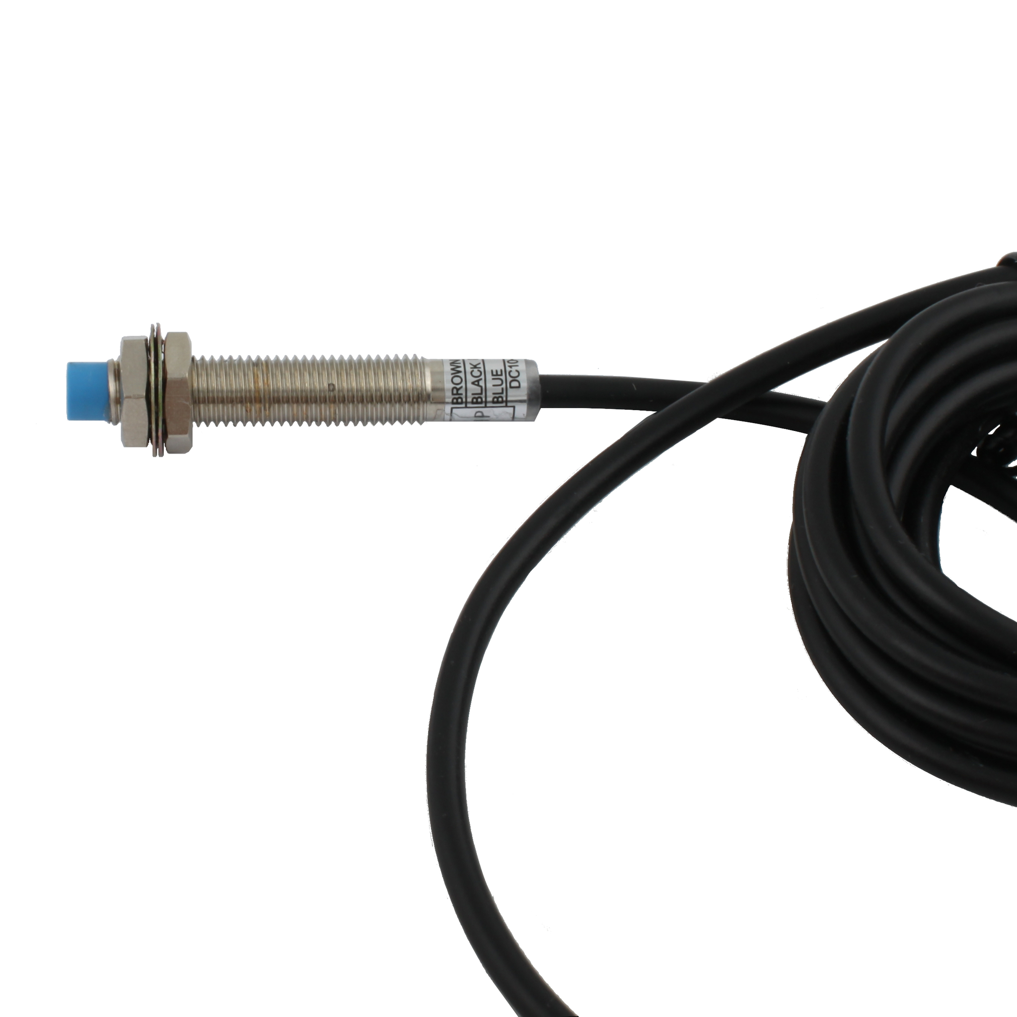 Индуктивный датчик INNOCONT, M8x1, L=49 мм, неэкранированный, зона срабатывания 2 мм, -25 +60 С, 12…24 VDC, IP65, выход: PNP NO, макс. ток 200 мА, кабель 2 м SL-8P2C