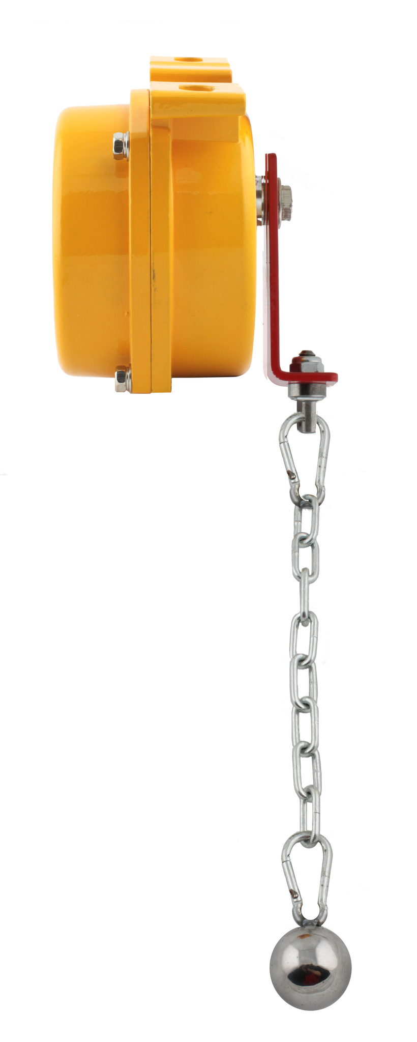 Датчик наличия перегруза на конвейерной ленте INNOLEVEL в алюм. корпусе, -40...+75С, 250 VAC, 10 A, IP65, релейный выход, крепление чувствительного груза- цепь 1250 мм, нерж. сталь