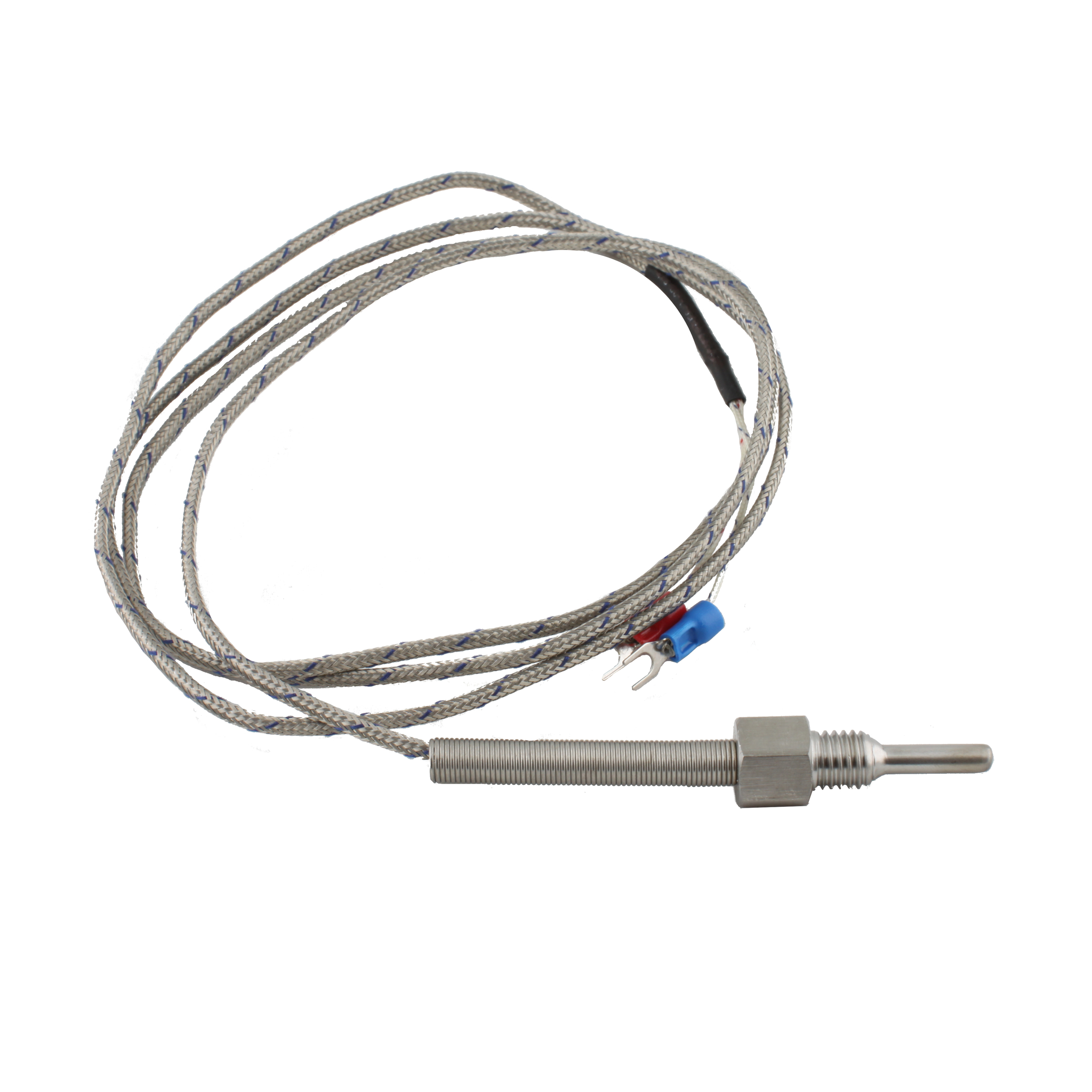 Датчик температуры INNOCONT с кабелем, исполнение N, спай CA, раб.часть: диаметр 4,8мм длина 30мм, резьба М10x1,5, длина кабеля 3м TS-W-N-CA-4,8-30-3-M10x1,5