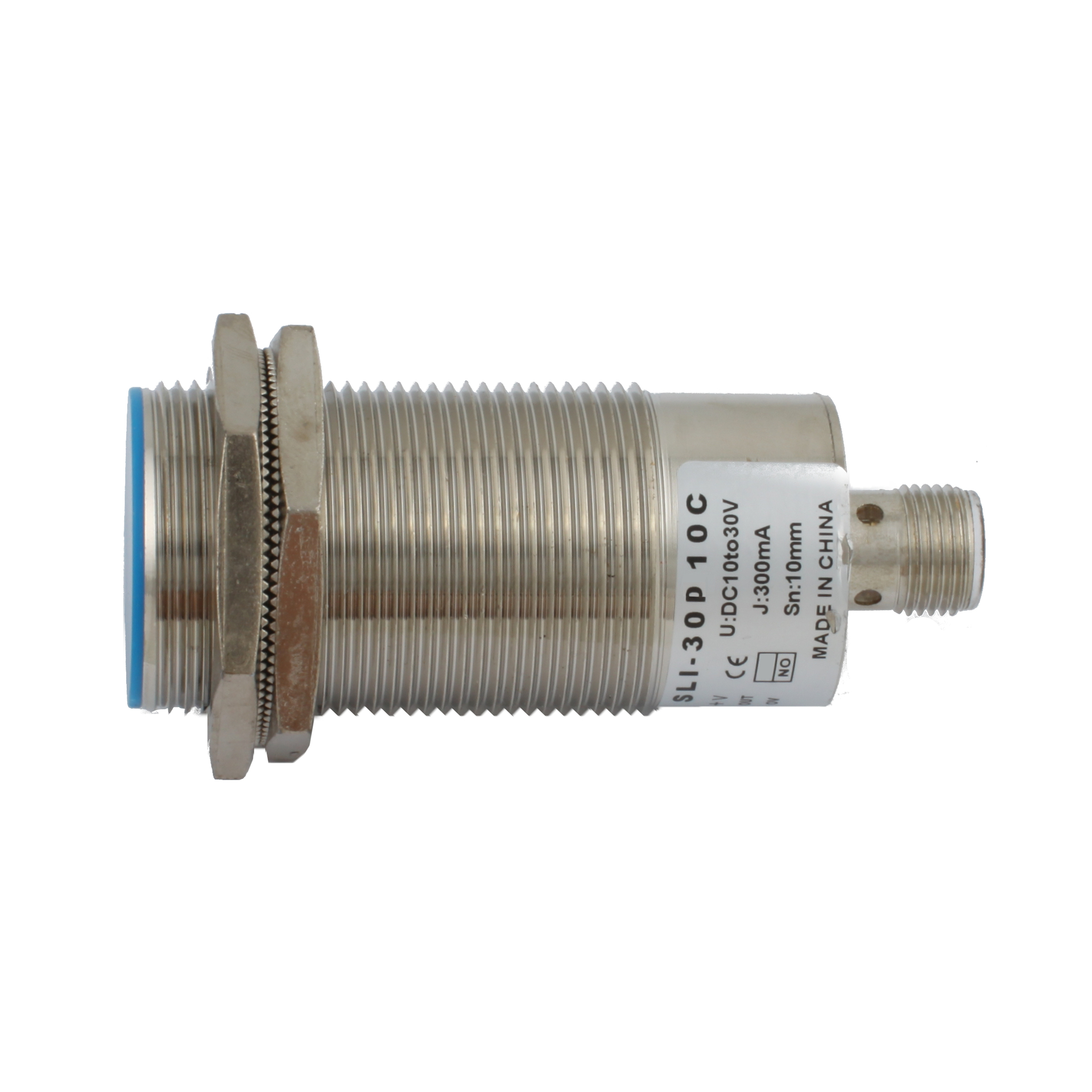 Индуктивный датчик INNOCONT M30x1,5, L=78 мм, экранированный, зона срабатывания 10 мм, -25 +60 С, 12…24 VDC, IP67, выход: PNP NO, макс. ток 200 мА, разъем M12 SLI-30P10C