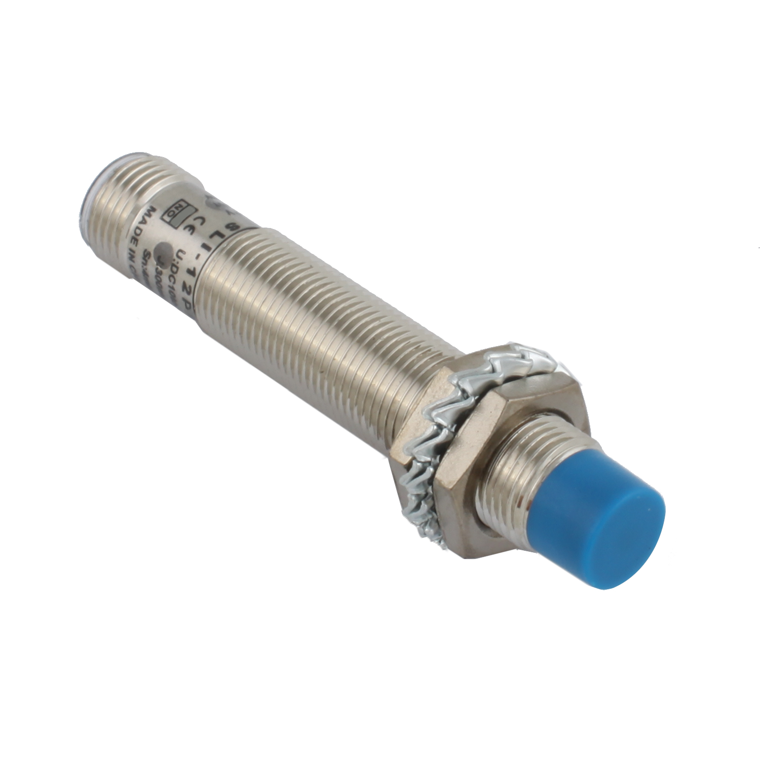 Индуктивный датчик INNOCONT, M12x1, L=61 мм, неэкранированный, зона срабатывания 4 мм, -25 +60 С, 12…24 VDC, IP67, выход: PNP NO, макс. ток 200 мА, разъем M12 SLI-12P4C