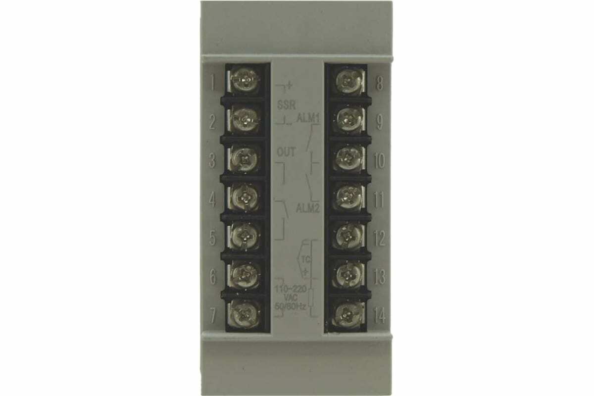 Температурный контроллер INNOCONT, 2 дисплея, 4 разряда, 48x96x62 мм, 2 аварийных выхода, 110-220VAC, выход: реле + твердотельное реле TR-B-H