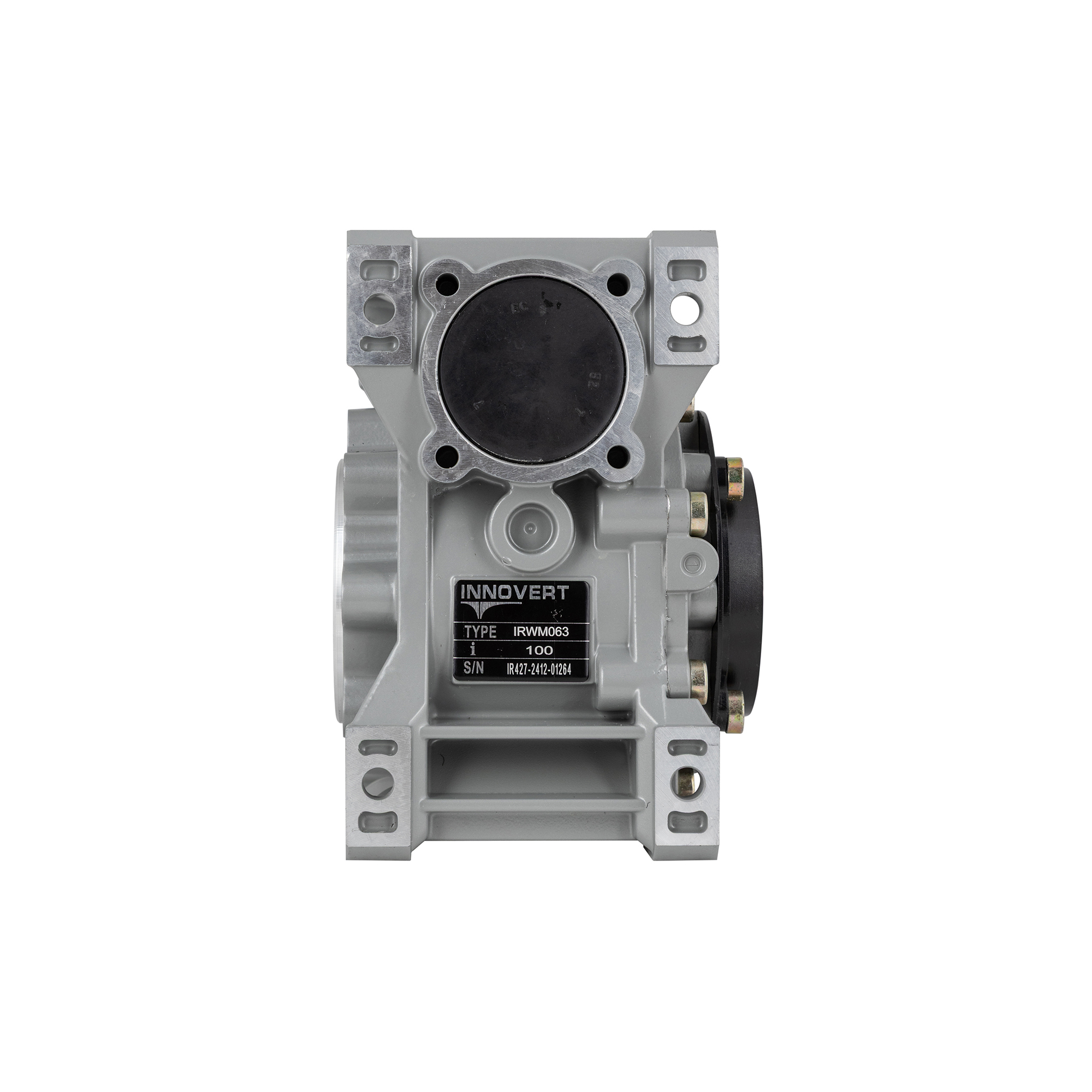 Редуктор червячный INNOVERT 063 (i=100) вал вх./вых 19/25 мм, масло синтетическое (-25..+40 С)