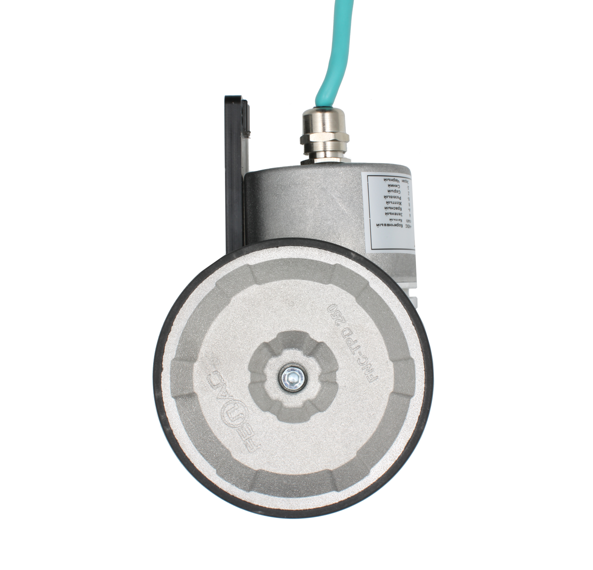 Инкрементальный энкодер INNOCONT с мерным колесом L=250мм, 1 имп/10мм, 5…30VDC, IP65, -20…+85C, кабель 2м ENC TPD 251