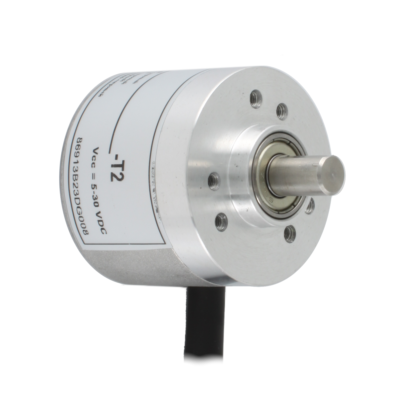 Инкрементальный программируемый энкодер INNOCONT D=40мм, выступающий вал 6мм, 5…30VDC, выход TTL/HTL с инверсией, IP 65