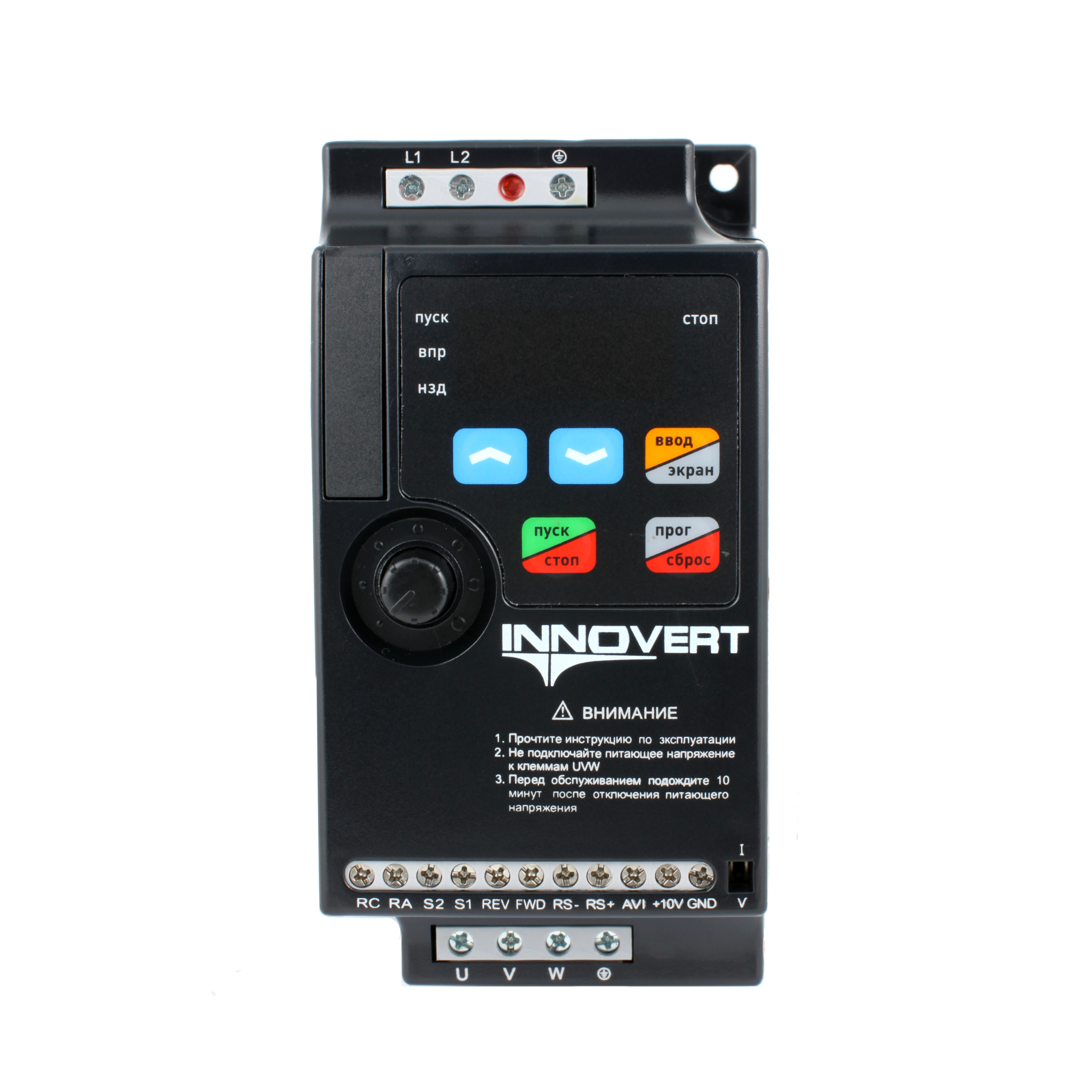 Преобразователь частоты INNOVERT ISD mini plus ISD091M21E, 0,09кВт, 220В, 0.7 А