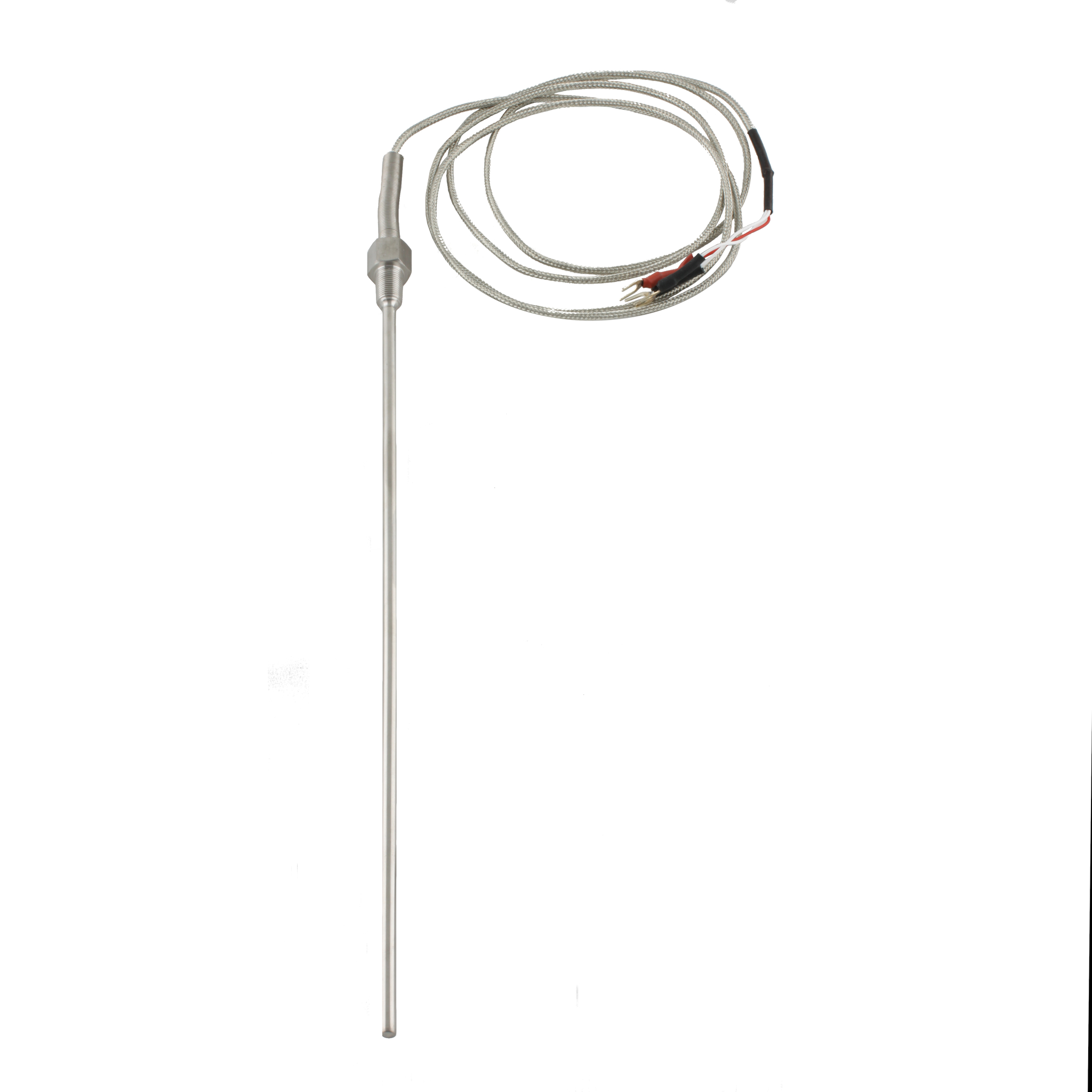 Датчик температуры INNOCONT с кабелем, исполнение N, спай Pt100, раб. часть: диаметр 4,8мм длина 300мм, резьба 1/8", длина кабеля 1.5м TS-W-N-Pt100-4,8-300-1,5-1/8