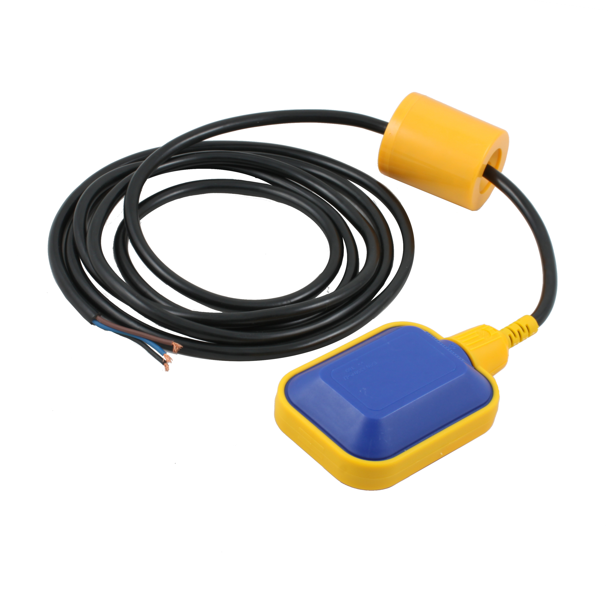 Поплавковый датчик уровня жидкости INNOLEVEL, исполнение на кабеле 5 м, -10 +80 С, поплавок, кабель- полипропилен