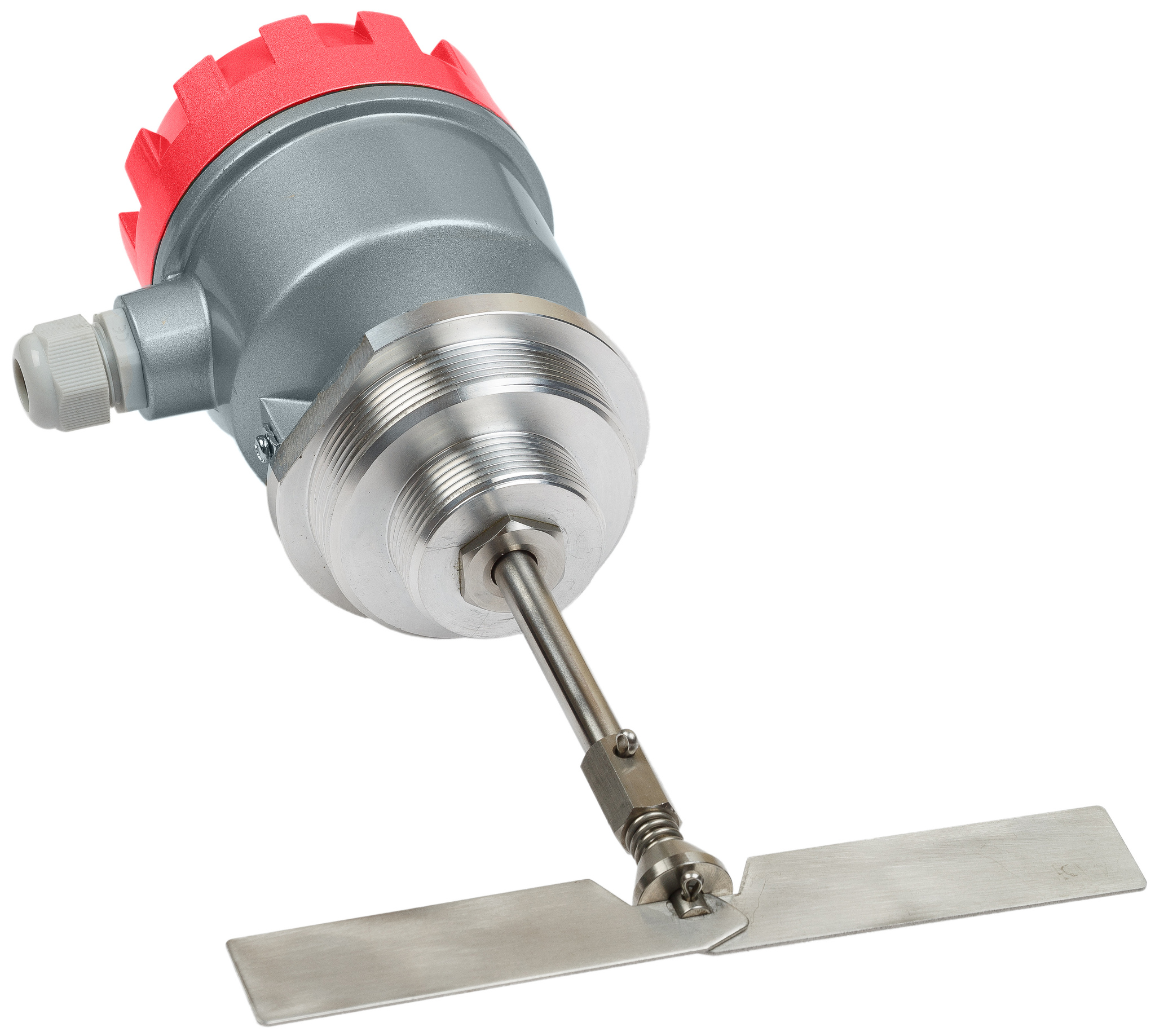 Механический ротационный датчик уровня сыпучих материалов INNOLEVEL в алюм. корпусе, взрывозащ. ТР ТС 012/2011, -40 +80 С, Рmax=0.8 bar, 24 VDC, IP66, лопасть складная двухсторонняя