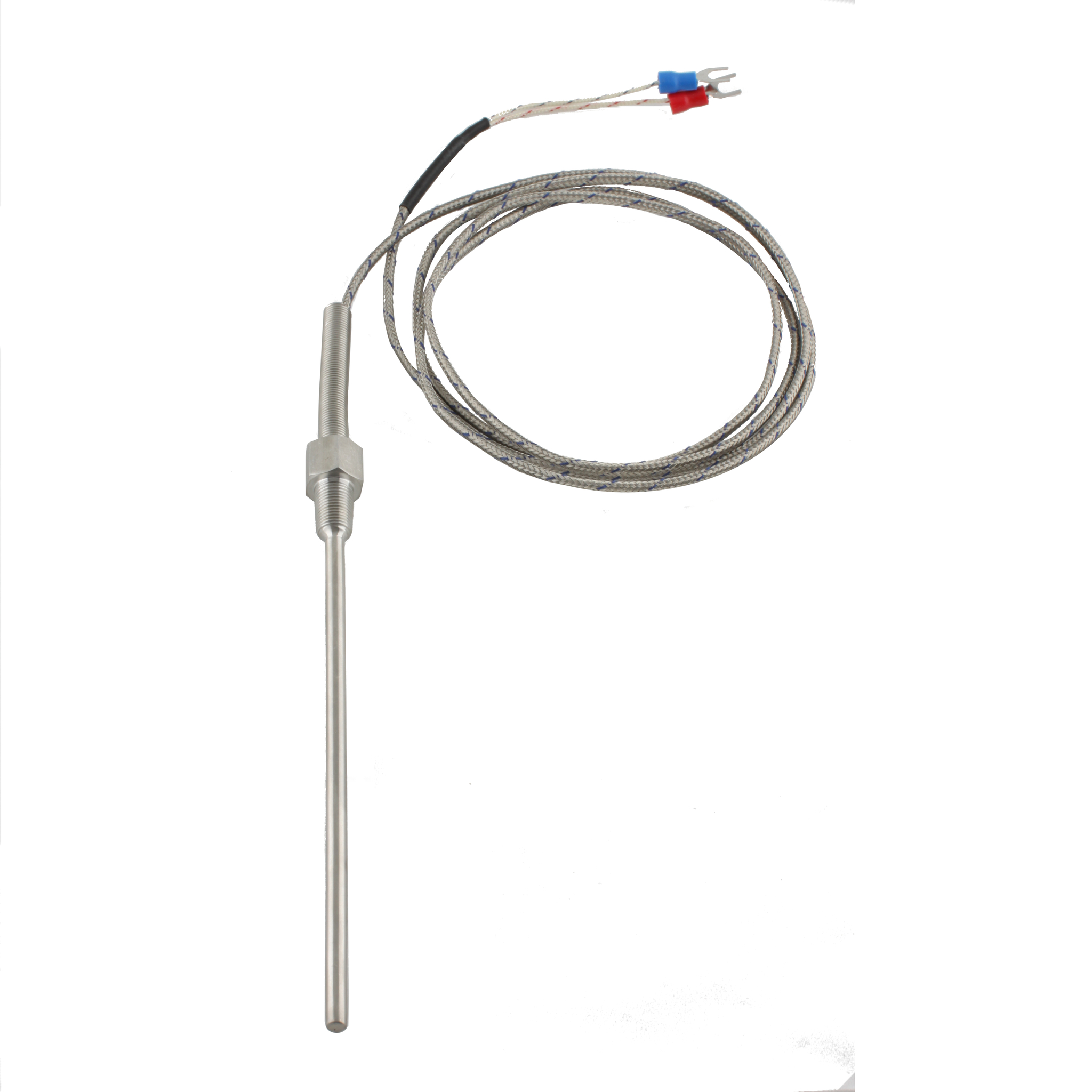 Датчик температуры INNOCONT с кабелем, диаметр 4,8мм длина 150мм, резьба 1/8", длина кабеля 1.5м TS-W-N-CA-4,8-150-1,5-1.8 исполнение N, спай CA, раб.часть TS-W-N-CA-4,8-150-1,5-1/8