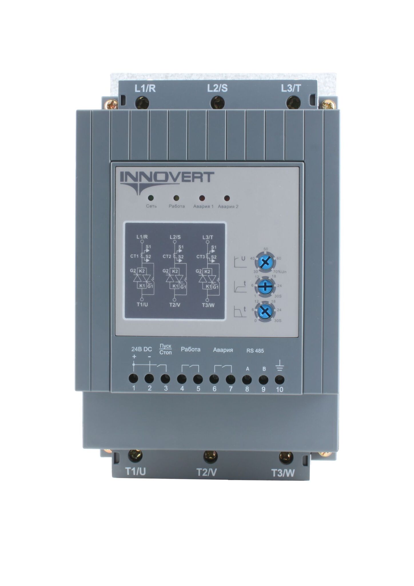 Устройство плавного пуска INNOVERT SSD373D43E, 37кВт, 380В, 75А