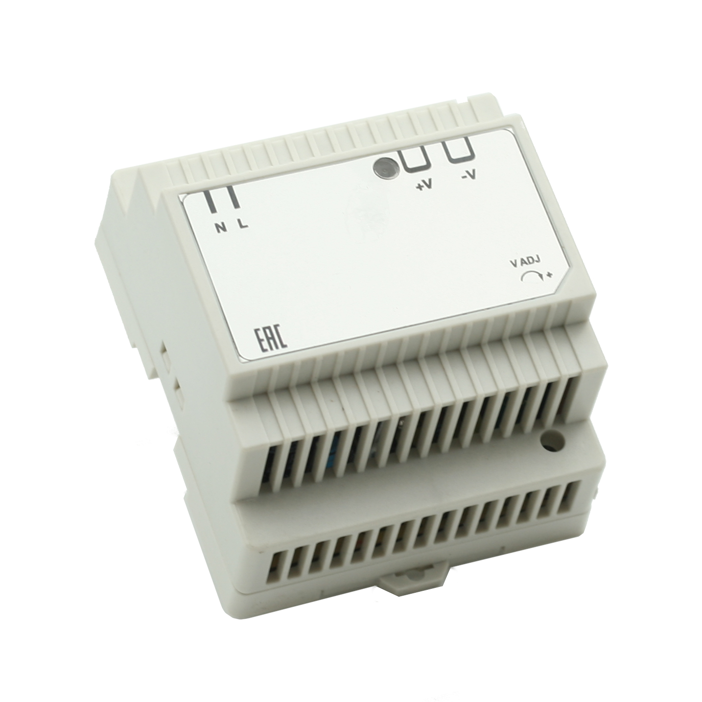 Источник питания INNOCONT. Вход: 220VAC, 0.48А, выход: 30W, 24VDC, 1.5A, -10 +50С, IP20, типы защиты: КЗ, перегрузка, перенапряжение SB-D-30-24