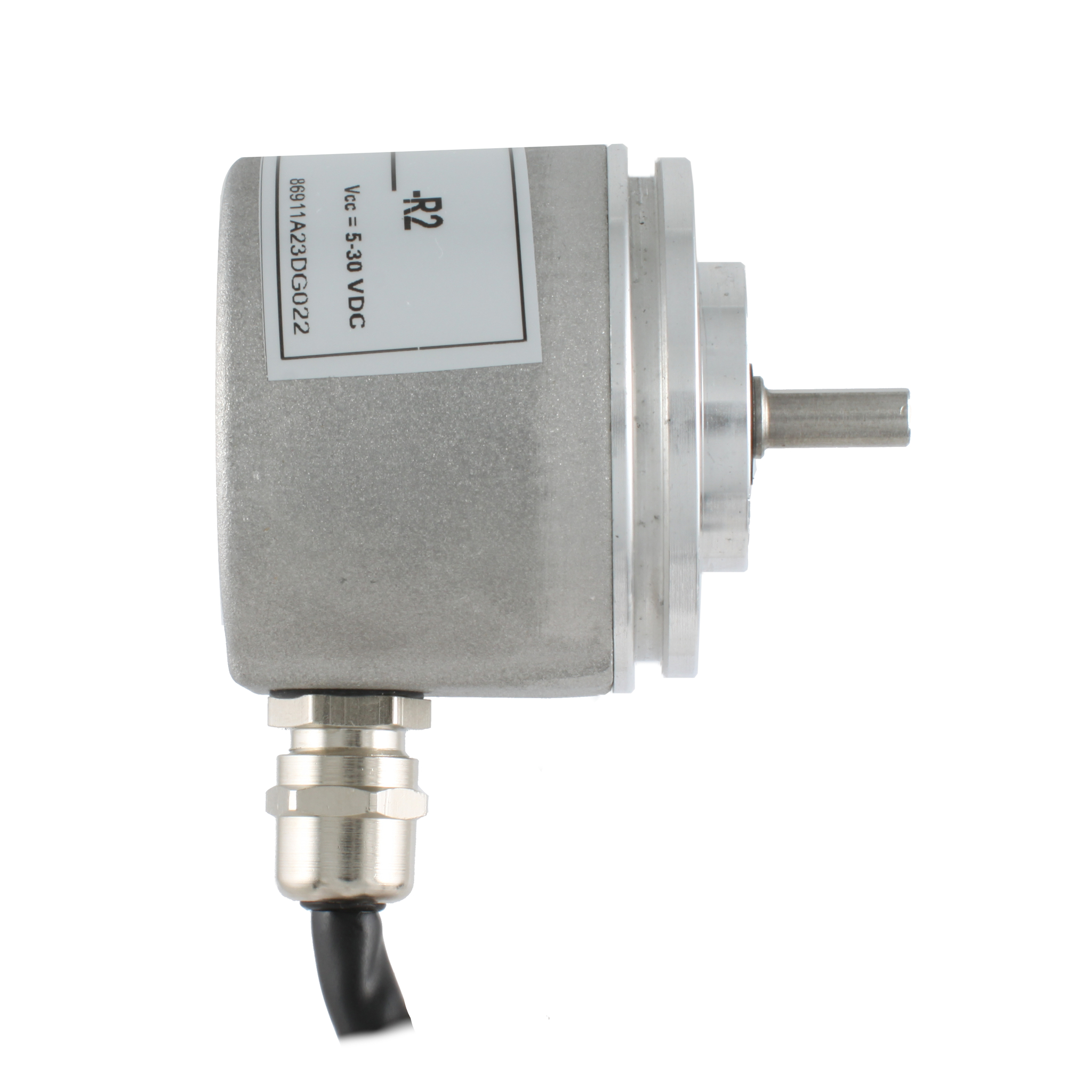 Инкрементальный программируемый энкодер INNOCONT D=50мм, выступающий вал 8мм, сервофланец, 5…30VDC, выход TTL/HT, IP 65