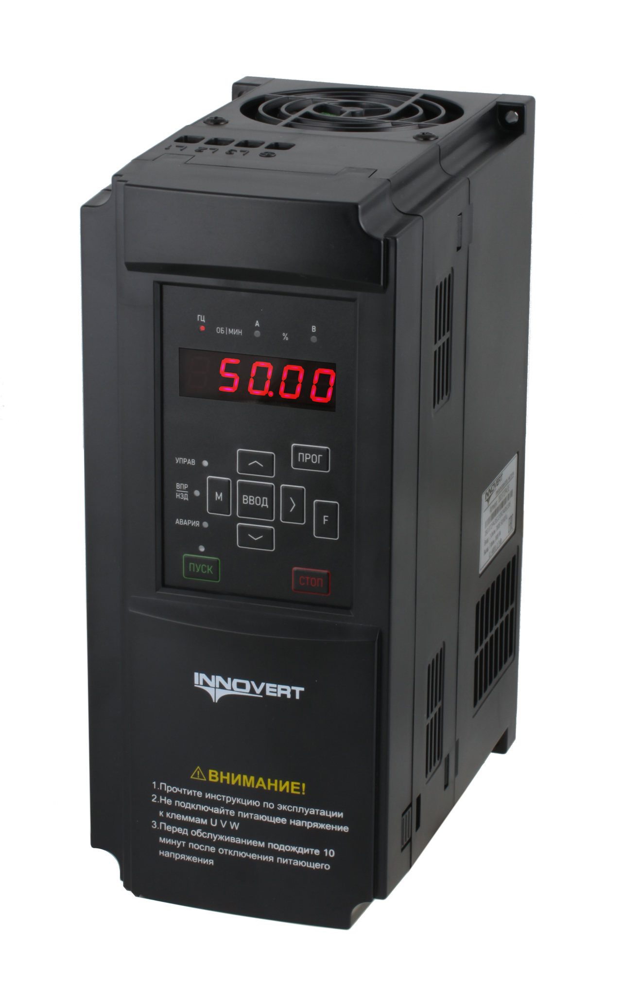 Преобразователь частоты INNOVERT IBD752P43E, 7,5кВт, 380В, 17А