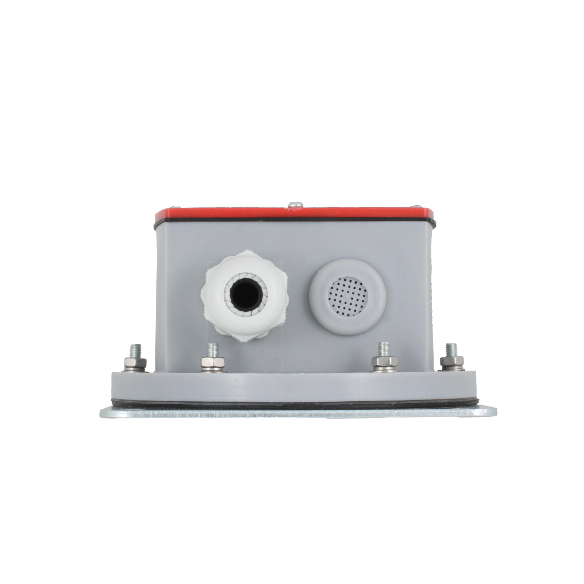 Мембранный датчик подпора для сыпучих материалов INNOLEVEL в пластиковом корпусе (аналог СУМ-1), -40 +80 С, IP54, чувств. от 100 г/л; фланец 114x114 мм, мембрана- NBR, выход- реле SPDT